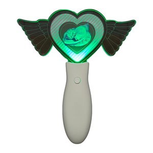 Barra Luminosa en Forma de Corazón con Alas, Logotipo Personalizado, Cuerpo de Plástico, para Accesorios de Animación en Conciertos - Product Image 3