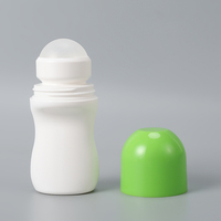 Botol Roller Ball Silinder PP 50ml - Wadah Plastik Anti Tumpah Berkualitas Tinggi untuk Minyak Atsiri dan Kosmetik