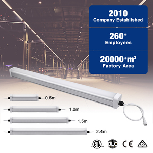 40w 60w <strong>LED</strong> Tri-proof <strong>Light</strong> Waterproof Vapor IP65 2ft 4ft 8ft 1200mm 1500mm Ceiling <strong>Light</strong> for Garage &amp; Warehouse - Product Image 2