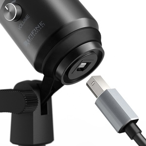 ไมโครโฟนคอนเดนเซอร์ Fifine <span class=keywords><strong>K670</strong></span> ระดับมืออาชีพ สำหรับบันทึกเสียง ออกอากาศ ไมโครโฟน USB สำหรับคอมพิวเตอร์ - Product Image 5