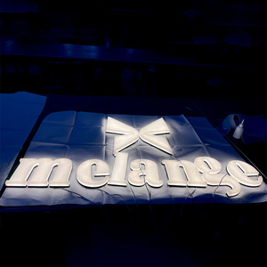 Logotipo 3D <span class=keywords><strong>de</strong></span> empresa <span class=keywords><strong>de</strong></span> alta calidad, letrero iluminado con Led, nombre comercial, letrero <span class=keywords><strong>de</strong></span> letra Led, letrero con retroiluminación <span class=keywords><strong>de</strong></span> letras iluminadas - Product Image 3