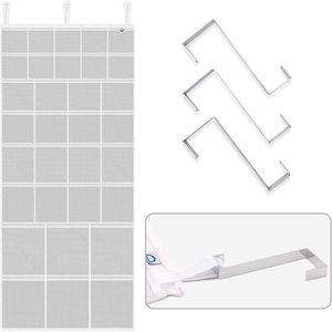 Organisateur de porte en maille grande taille avec 34 poches, rangement suspendu pour croisière et maison, 24x60, indispensable pour les voyages - Product Image 4