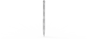 Piliers hélicoïdaux de vis de terre en acier galvanisé hélicoïdal au sol avec bride pour système de fondation - Product Image 2