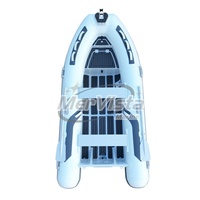 Canoë d'aviron 3.3m bateau Orca Tube coque en aluminium RIB gonflable 11ft bateaux assis sur le dessus