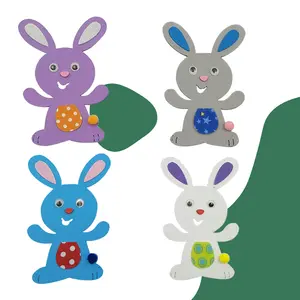 Ljtnohx — ensemble de lapin de pâques, en feutre de décoration, DIY, vente d'usine