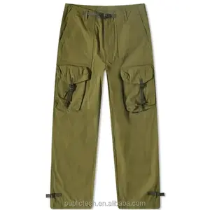Pantaloni Cargo Multi tasca Casual e Slim da uomo in cotone 100% di alta qualità personalizzati OEM