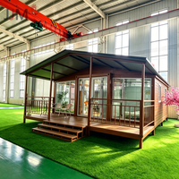 Maison conteneur extensible personnalisée JJM de 20 pieds, luxe, 2 chambres, bureau modulaire préfabriqué moderne, certification ISO9001 CE
