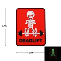 Patch de moral 'Cross-Border Fitness' : Sans sacrifice, sans récompense, patch magique pour équipement de plein air et sac à dos