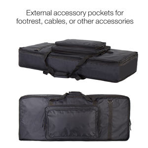 BAG9K OEM professionnel <span class=keywords><strong>Portable</strong></span> rembourré Instrument étui de concert musique clavier sac pour 61 76 88 touches Piano - Product Image 2