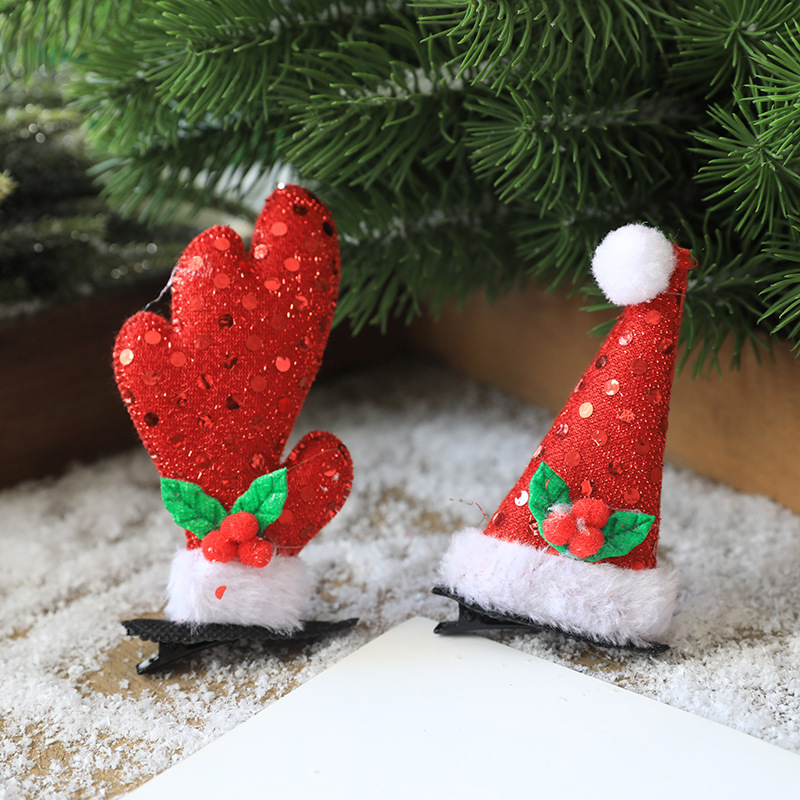 Red sequin hairpin (random)
