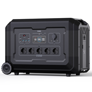 เครื่องกำเนิดไฟฟ้าพกพา 5000W AC แบตเตอรี่ลิเธียมสำรองไฟบ้านแบบพกพา ใช้ได้ทั้งแบบออฟกริดและแบบเชื่อมต่อกริด  พร้อมแผงโซลาร์เซลล์ - Product Image 2