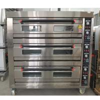 Four électrique/à gaz multifonctionnel de boulangerie commerciale de vente chaude à vendre des pizzas de gâteaux utilisées 1 2 3 machine de cuisson de boulangerie de plate-forme