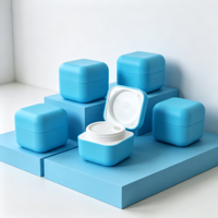 Conteneur cosmétique en plastique mat personnalisé avec logo couleur, emballage unique pour crème, pots pour gommage au sucre et beurre corporel