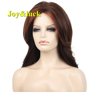 Parrucche grigie argento diritte naturali da <span class=keywords><strong>donna</strong></span> di prezzo all'ingrosso in vari colori le feste di moda usano parrucche sintetiche - Product Image 6