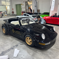 Kart électrique rétro Insostar 911 F40 72V 2500W à batterie lithium, 4 roues, avec transmission à engrenages EEC 80 km/h, pour club européen et extérieur