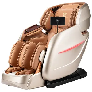 2023 Best Seller CE Certificated Full Body Air Compression Massage Bluetooth Music SL Track Foot Auto Extension 4D Massage Chair