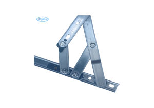 Sürtünmeli Menteşeler Paslanmaz Çelik 430 Hafif Hizmet Tipi 10 İnç Kare Kanal 2mm Kalınlık Sürtünmeli Kilit 4 Çubuklu Pencere Aksesuarları - Product Image 4