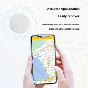 Traceur intelligent circulaire anti-perte bidirectionnel pour enfants, porte-clés de téléphone portable, compatible avec impression de logo - Product Image 2