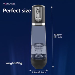 Pompa <span class=keywords><strong>Penis</strong></span> Elektrik untuk Pembesaran dan Dukungan Ereksi dengan Pengukur Tekanan Aman Pompa <span class=keywords><strong>Penis</strong></span> Tahan Air yang Dapat Diisi Ulang - Product Image 4