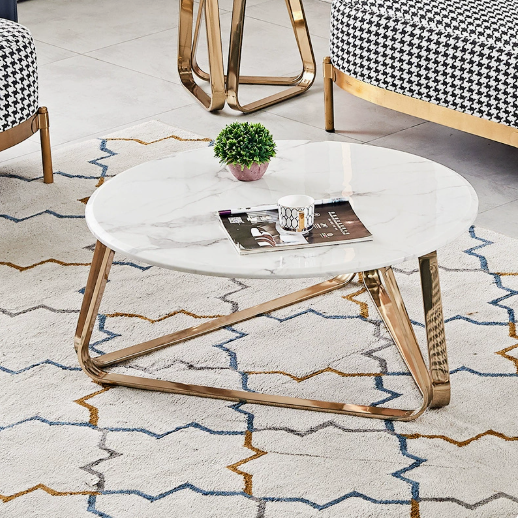 โต๊ะกาแฟทรงกลม 60*45