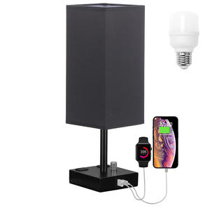 Vintage <strong>Funky</strong> Desk Light Classic Retro <strong>Table</strong> <strong>Lamp</strong> with Fabric Shade for Living Room Decorative Home Office Lighting - Product Image 5