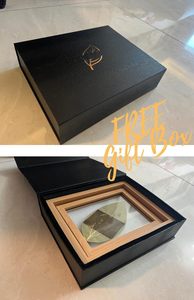 Arte <span class=keywords><strong>su</strong></span> Foglia con <span class=keywords><strong>Foto</strong></span> <span class=keywords><strong>Personalizzata</strong></span> + Cornice in <span class=keywords><strong>Legno</strong></span> Rettangolare Doppia con Effetto Fluttuante - Product Image 5