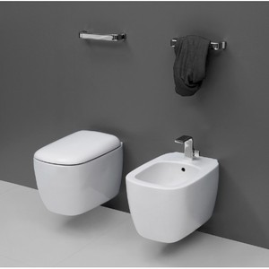 Flaminia Monò WC in ceramica stile europeo WC a doppio filo serbatoio nascosto senza montatura WC in un pezzo per bagno - Product Image 3