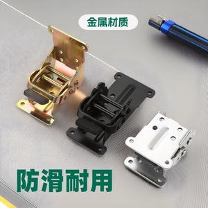 Charnière pliante Xinjunye 180 degrés, 90 degrés, 0 degré, connecteur de pied de table autobloquant, quincaillerie pour meubles - Product Image 2