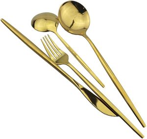 Ensemble d'ustensiles de luxe tout-en-un en plastique durable avec cuillère, fourchette, couteau, baguettes, résistant au lave-vaisselle, idéal pour les voyages - Product Image 2