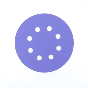 Papel de <span class=keywords><strong>Lija</strong></span> de Óxido de Aluminio Morado de 5 Pulgadas y 8 Agujeros, Alta Dureza, <span class=keywords><strong>para</strong></span> Pulir <span class=keywords><strong>Madera</strong></span> y Metal, <span class=keywords><strong>para</strong></span> Autos y Muebles, OEM ODM - Product Image 1