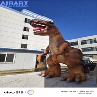 Modèle de T-rex gonflable pour la décoration publicitaire, ballon gonflable géant en forme de dinosaure Vivis à vendre