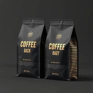 Biểu Tượng Tùy Chỉnh 250G 500G 1Kg 12Oz Phẳng Dưới Lưu Trữ Pouch Ziplock Cà Phê Ngay Lập Tức Pouch Với Dây Kéo Van Trà Túi Cà Phê - Product Image 5