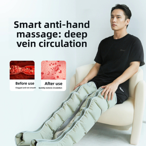 Nuevo masajeador de piernas completas de circulación sanguínea de compresión de presión de aire portátil - Product Image 4