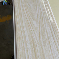 Blue Sky Pvc Satin Panel de techo Diseño falso Pvc Tablero de techo Lambris Pvc Faux Plafond Strip Tejas de techo