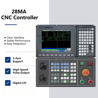 Contrôleur de fraisage CNC 3-5 axes 28MA avec DSP, liaison 5 axes, ATC, PLC, macro, mémoire 1 Go pour machines de fraisage