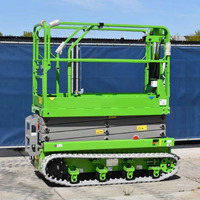 Nouvelle table élévatrice à ciseaux électrique Mobile sur chenilles petite Table élévatrice à ciseaux électrique à hauteur de levage 4M-12M