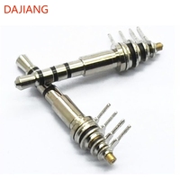 Connecteur Jack Audio DAJIANG OEM Personnalisé 4 Pôles 4 Broches 3.0mm Tray 25L, Prise PCB Nickelée 2.5mm pour Audio