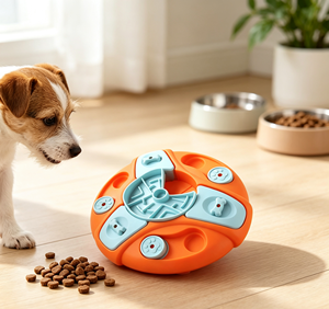 Jouet de puzzle moderne et durable pour chien, distributeur de friandises interactif en forme de labyrinthe, bol anti-étouffement pour une alimentation lente et anti-ennui - Product Image 5