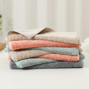 Serviette en microfibre épaisse kaki à boucles torsadées pour séchage, nettoyage et détaillage, chiffon de cuisine en microfibre torsadée - Product Image 5