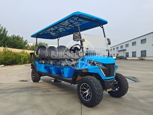 Coche de golf de 4 plazas, nuevo carrito de golf eléctrico personalizado con función de elevación ajustable, Mini carrito de golf - Product Image 2