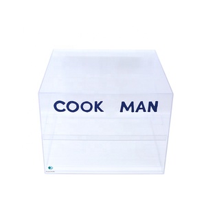 Tùy chỉnh 2 Tier Acrylic bánh mì trường hợp bán lẻ hiển thị Kệ Acrylic <span class=keywords><strong>Countertop</strong></span> bánh trường hợp cupcake Acrylic bánh Pastry hiển thị trường hợp - Product Image 3