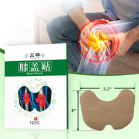 Patch anti-douleur pour genoux de haute qualité, à base de plantes, extrait d'herbes, patch transdermique OEM, soin de santé, plâtre anti-douleur pour articulations à l'armoise