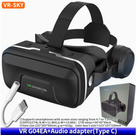 Casque de réalité virtuelle (VR) Shinecon G04EA version améliorée pour le Metaverse, lunettes 3D, vente en gros sélectionnée