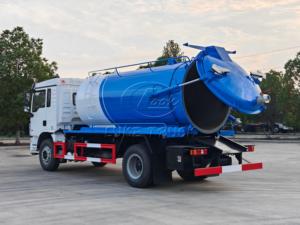 Factory Direct Supply Shacman 15CBM Sewage <b>Suction</b> Truck 2 Axle Large <b>Suction</b> Vacuum <b>Pump</b> Septic Cleaning Truck Export Africa - Product Image 2