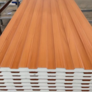 Easy Install Metal <strong>Cladding</strong> Sandwich <strong>Panels</strong> PU Exterior Wall Outdoor Wall <strong>Cladding</strong> for Buildings and Building Exterior Walls - Product Image 5