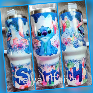 Phim hoạt hình khâu xử lý <span class=keywords><strong>cup</strong></span> hai lớp <span class=keywords><strong>cup</strong></span> karol G 40oz cách điện Tumbler với xử lý - Product Image 6