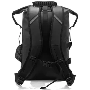 OEM Custom Logo Boating Hiking Kayaking Camping Dry Bag Waterproof Backpack Roll Up Dry Bag