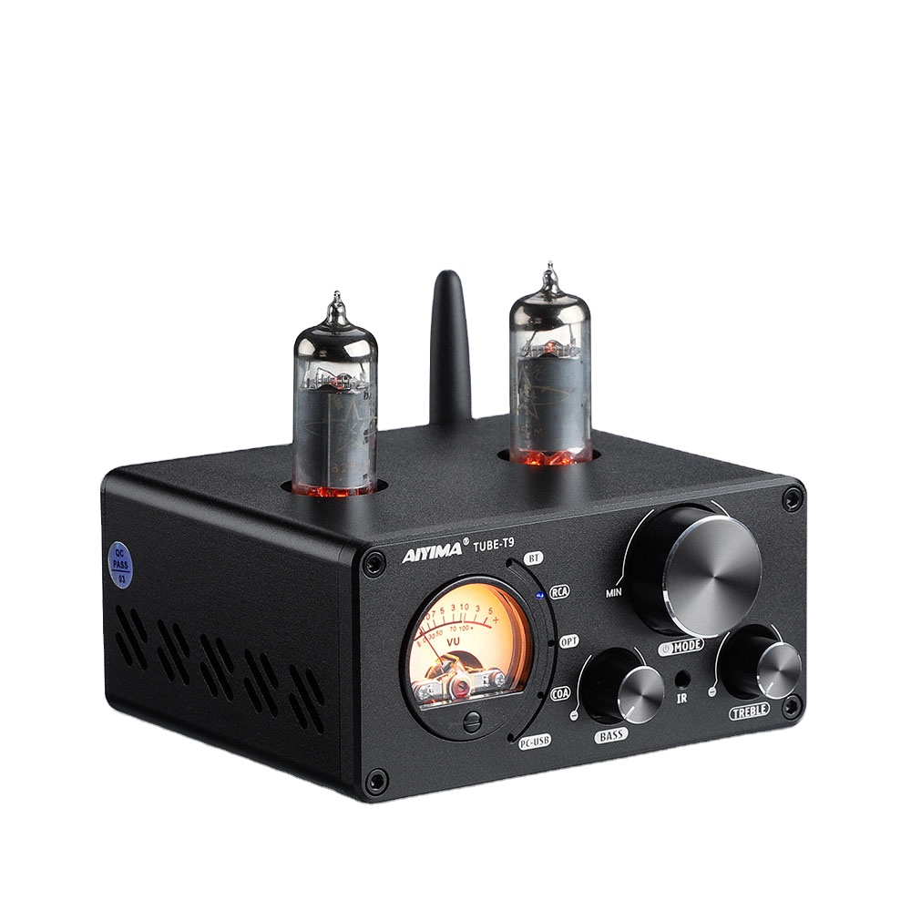 AIYIMA Audio T9 BT 5.0 真空管アンプ USB DAC ステレオレシーバー 100W