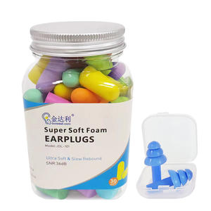 30 زوج من سدادات الأذن متعددة الألوان غير سامة الحد من الضوضاء - Product Image 1