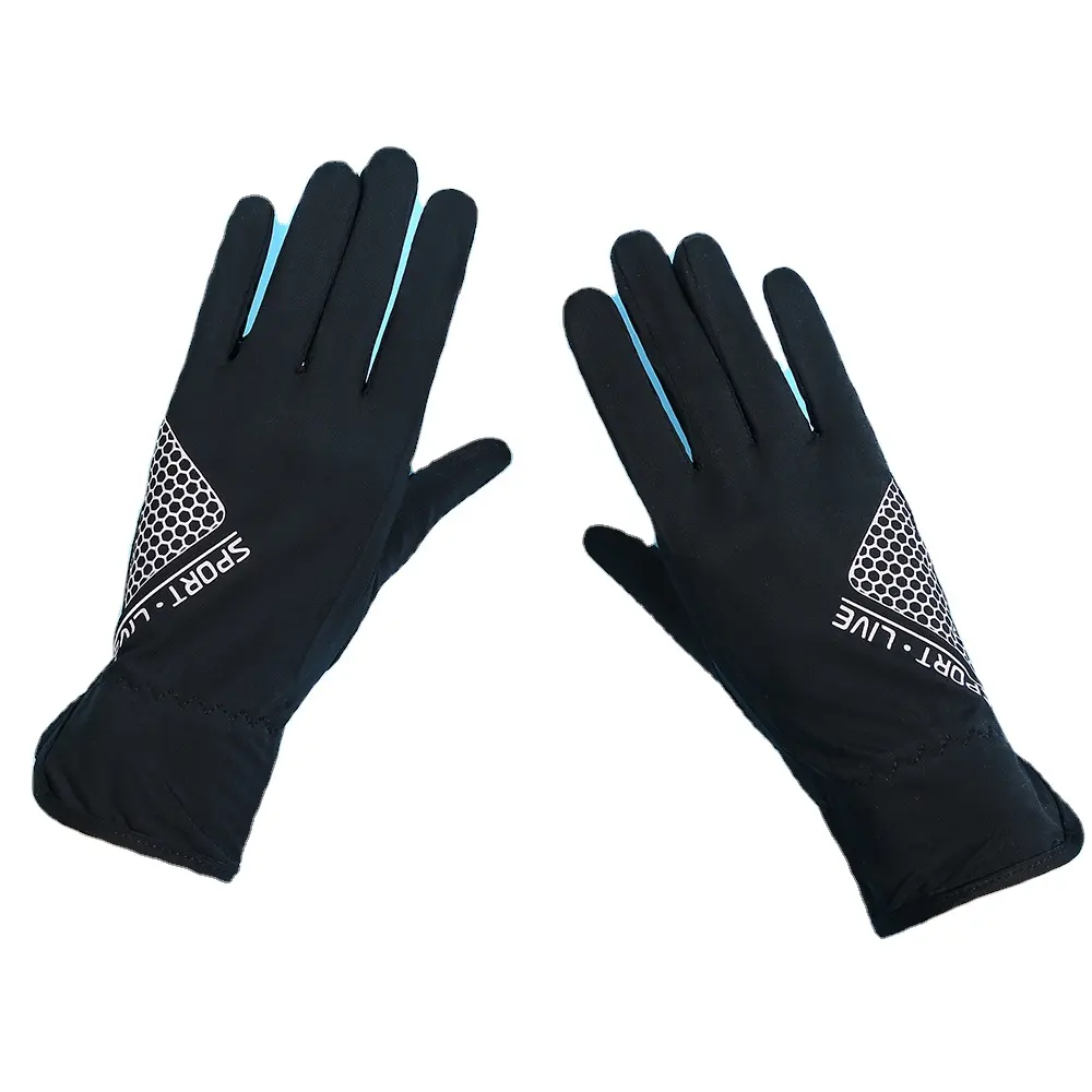 Gants de mode pour femmes, gants de sport d'été en soie de glace, gants de protection UV, protection solaire, gants de conduite